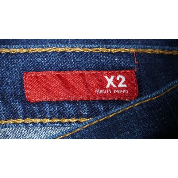 X2 Jeans Curvy Boot Cut Womens Waist 31 Dark Wash Denim - Picture 13 of 13